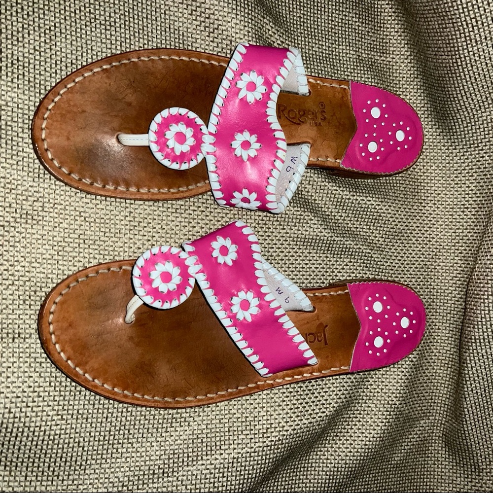Pink Jack Roger Sandals